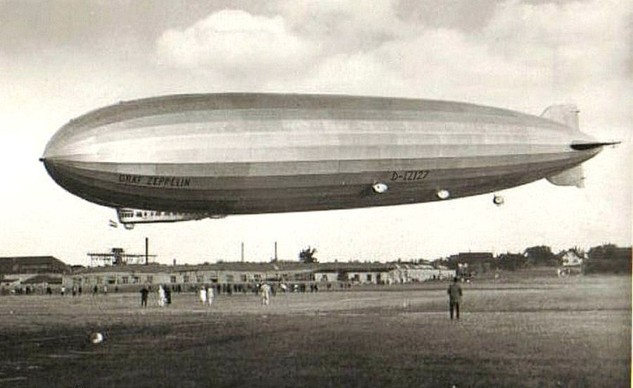 图10 LZ-127“齐柏林伯爵”号飞艇(1929年首次载客环球飞行)